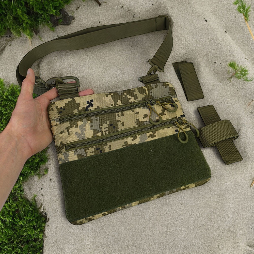 Рюкзак через плече військова барсетка, Сумка через плече військова, Чоловіча сумка кроссбоді SU-74 Львів - фото 2