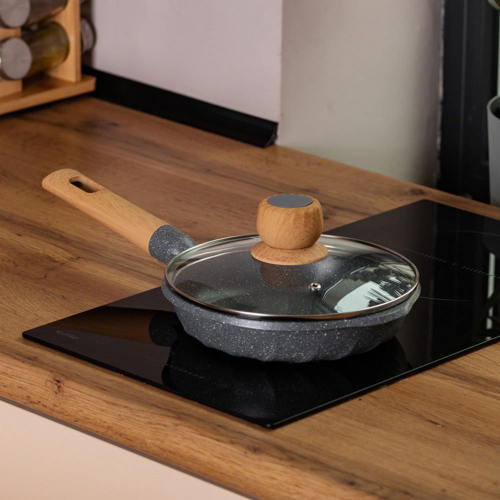 Сковорода алюминиевая с антипригарным покрытием, 20 см Киев - изображение 5