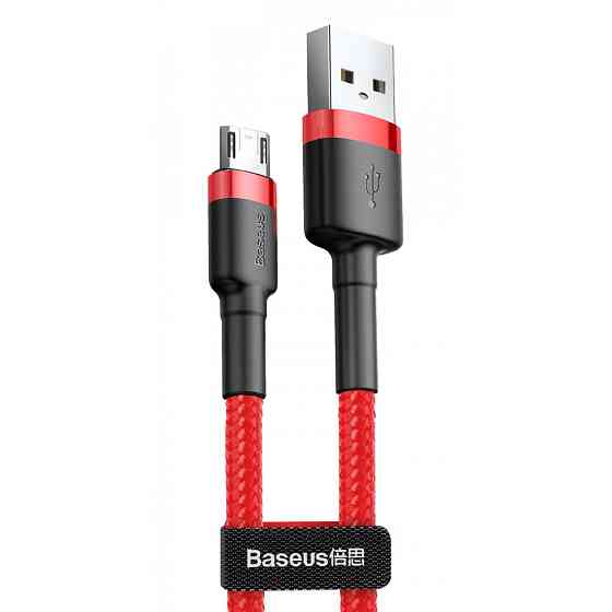 Кабель Baseus Cafule Micro USB 2.4A 1м красный Львов