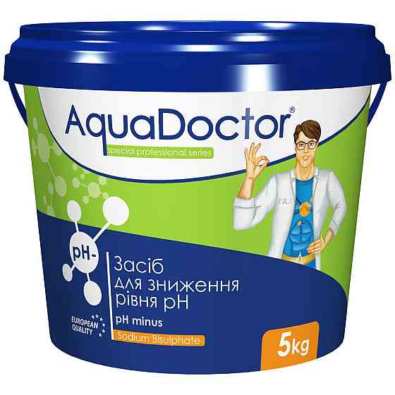 Средство для понижения рН в бассейне AquaDoctor pH Minus в гранулах  5 кг Киев
