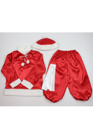 Новый Год. Костюм детский карнавальный (красный) (3-4, 5-6 лет) Киев