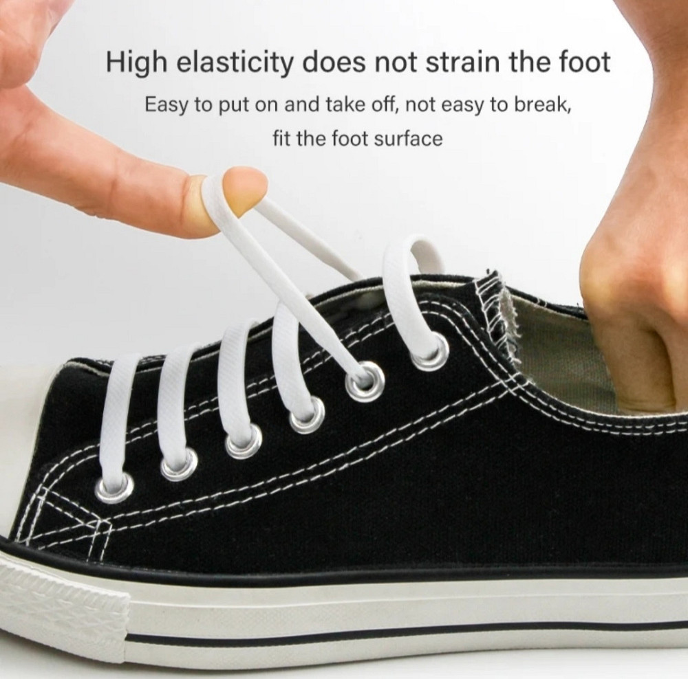 Шнурки силіконові ліниві 12 шт Сміла - фото 3