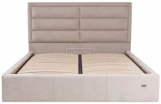 Ліжко Orlando Comfort 140 х 200 см Місті Mocco З підйомним механізмом та нішою для білизни Мокко Київ