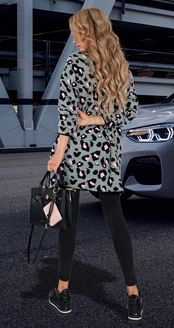 Свитер с принтом леопард (42-48) Киев - изображение 4