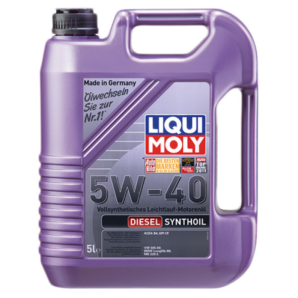 Моторне масло Liqui Moly Diesel Synthoil 5W-40 5л Львів - фото 1