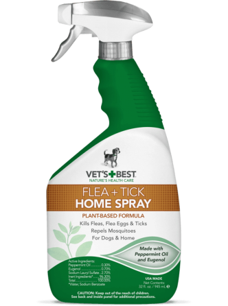 Vet`s Best Flea Tick Home Spray (Ветс Бест Флеа Тік Хом Спрей) універсальний спрей від бліх і кліщів для собак Запоріжжя
