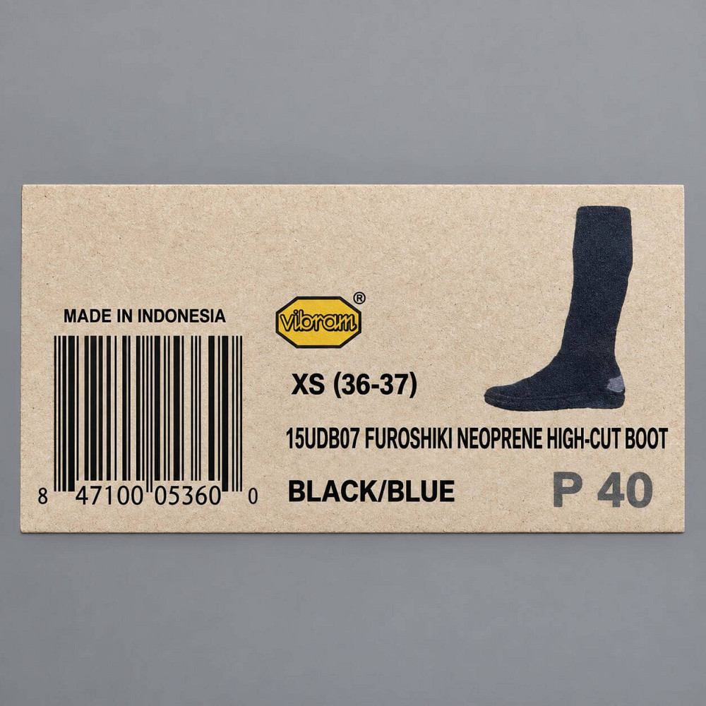 Сапоги чёрно-синие Furoshiki Vibram высокие, размер 36-37 Киев - изображение 4