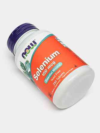 Селен NOW Foods Selenium 100 мкг 250 таблеток Луцьк