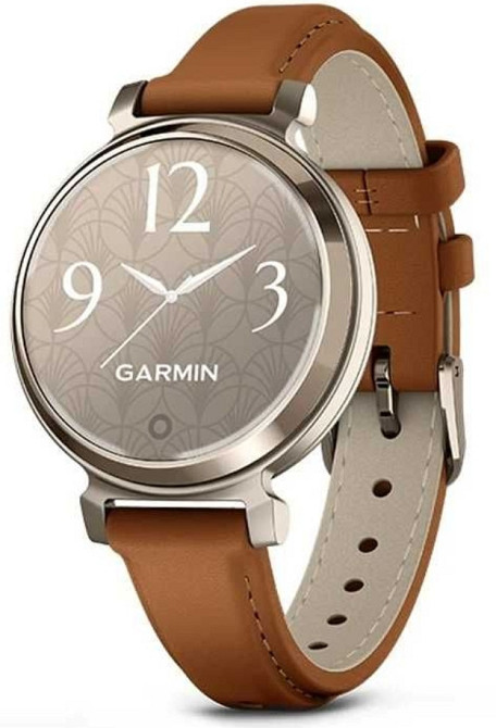 Часы: Garmin Lily 2 Classic Gream Gold With Tan Leather Band. Харьков - изображение 1