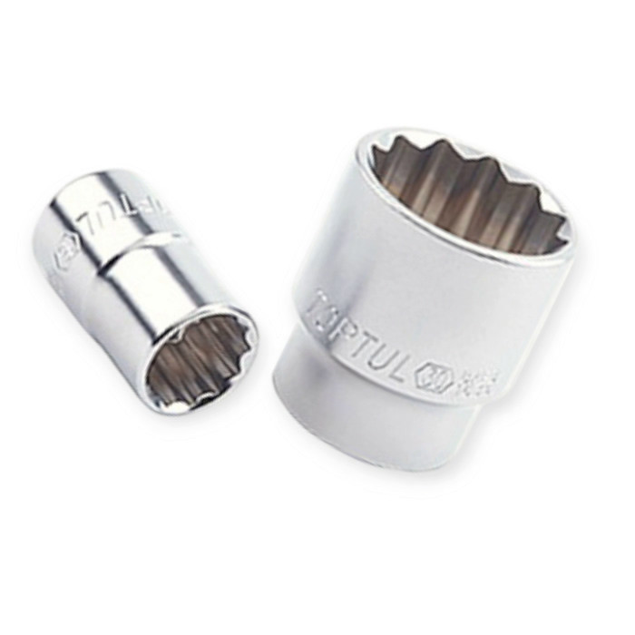 Головка торцевая двенадцатигранная 1/2 22мм CrV Мукачево - изображение 1