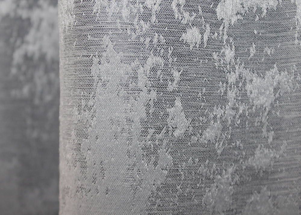 Комплект коротких штор VR-Textil Жаккард Sultan XO № 1124ш Жаккард Светло-серый 110х170 см 2 шт (39-954) Киев - изображение 6