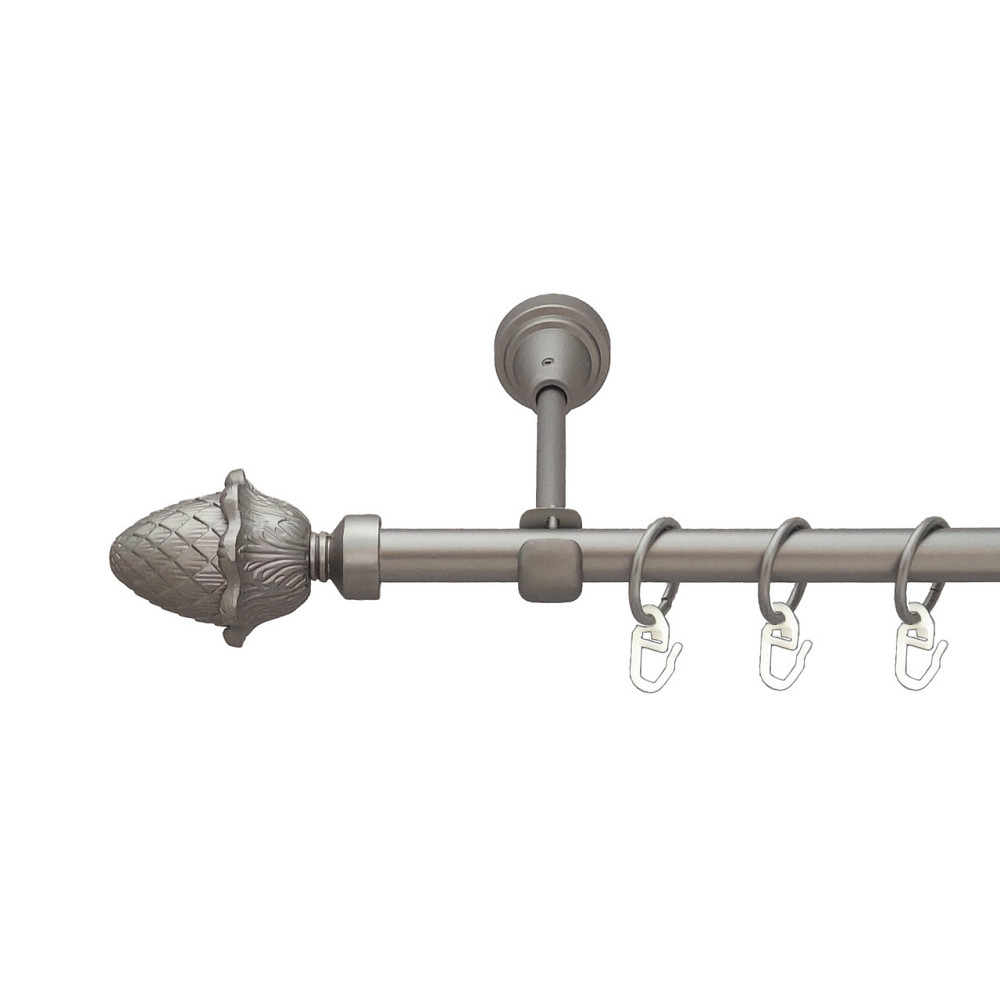 Карниз Orvit Цинара металевий однорядний відкритий Сатин 16 мм 160 см (6091407) Львов - изображение 1