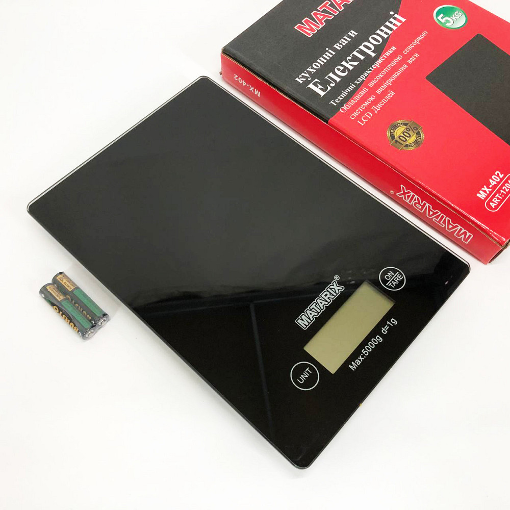 Кухонні ваги з функцією скидання тари Matarix MX-402 5 кг, Електронні ваги для приготування їжі HJ-67 Львів - фото 12