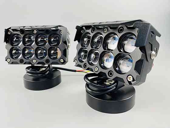 Фара LED 47W комплект, біле та жовте світло, 8 лінз Мукачево