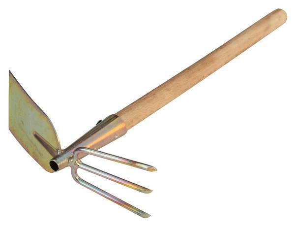 Мотика комбінована Нептун з дерев'яною ручкою посилена Харків - фото 1