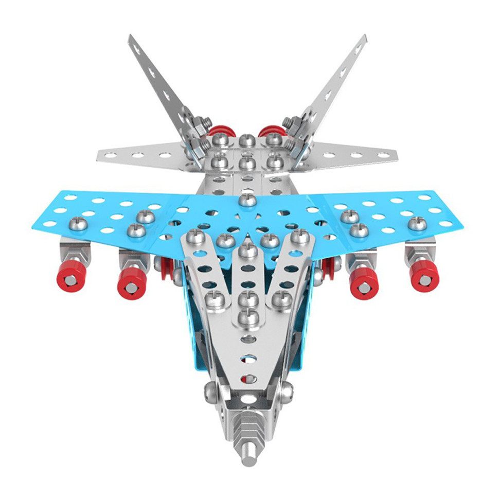 Дитячий металевий конструктор "Винищувач" 4937TXK 176 деталей Вінниця - фото 3