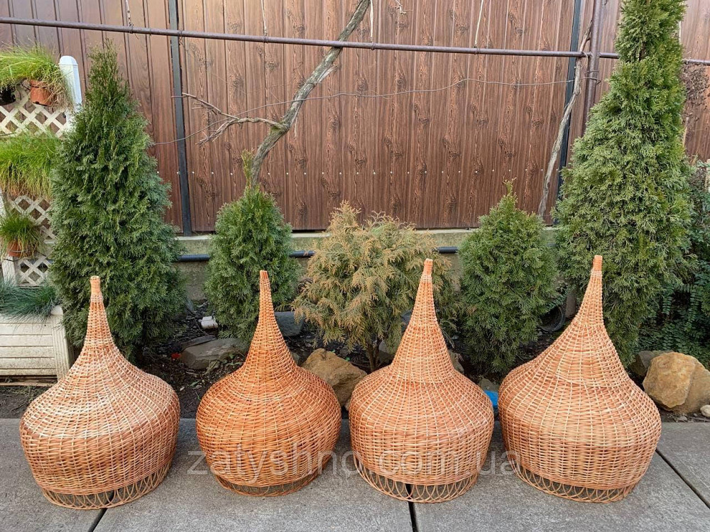 Плетена люстра у вигляді купола Київ - фото 1