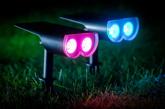 Вуличні RGB прожектори на сонячній батареї Linkind 4шт Луцьк