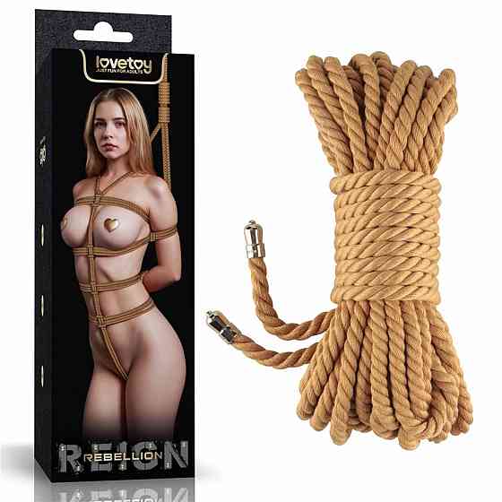 Мотузка - Rebellion Reign Natural Bondage Rope, 10 м Sex Aura Київ