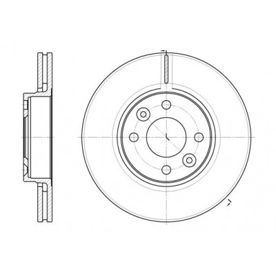 Тормозной диск REMSA 6683.10 Винница - изображение 1