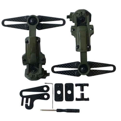 Крепления чебурашка для наушников Peltor и Sordin на шлем (Оливковый) Винница - изображение 1