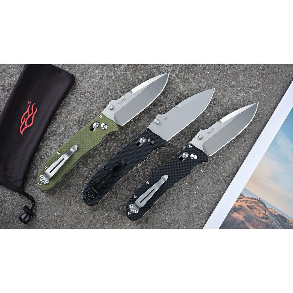 Ніж складаний Ganzo D704-BK чорний (D2 сталь) Київ - фото 8