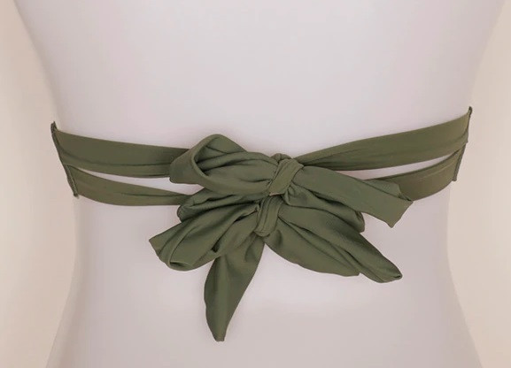 Верх для купальника с тонким поролоном хаки Киев - изображение 7