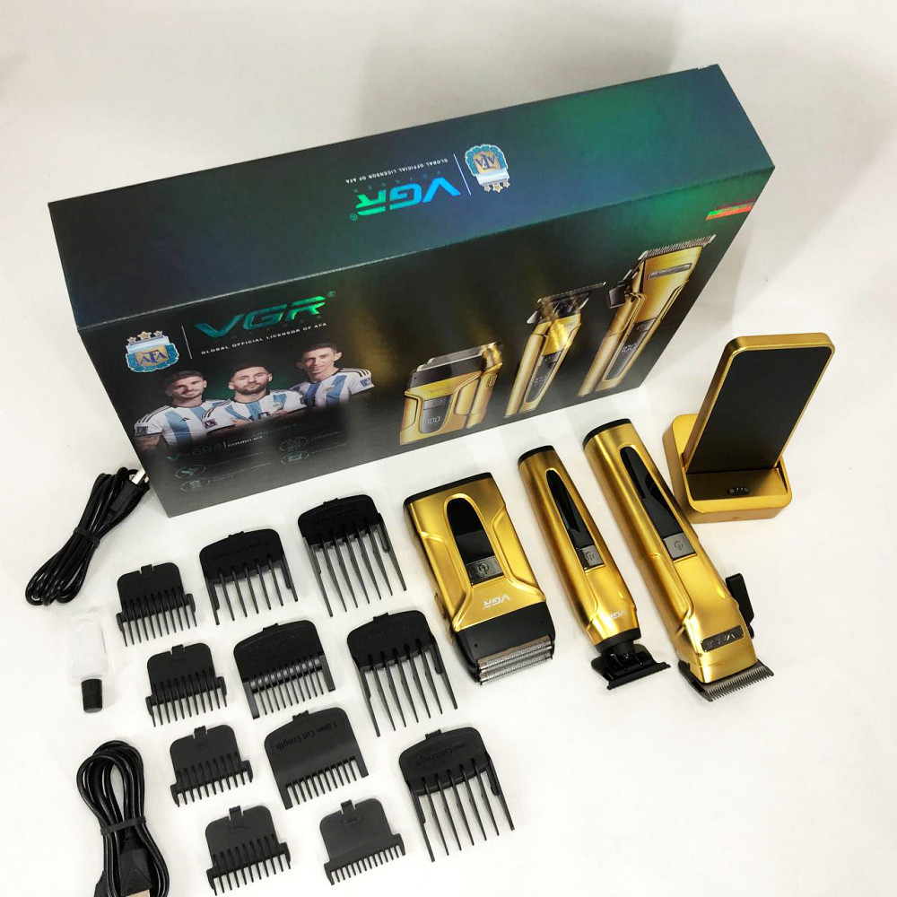 Электрическая машинка триммер для волос и бороды, Домашняя машинка аккумуляторная для стрижки волос PN-16 Львов - изображение 3