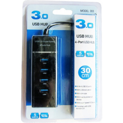 Концентратор Maiwo USB Type-C to 4х USB3.0 cable 29 cm (KH303) Вінниця - фото 4