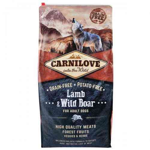 Корм сухий Carnilove Adult Lamb and Wild Boar для дорослих собак усіх порід з ягнятиною та диким кабаном 12 кг Київ