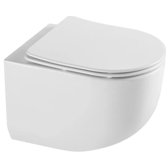 Унітаз підвісний Mixxus Premium Ellipse-0302-T3 495x360x370mm, система змиву Tornado 3.0 (MP6462) Київ