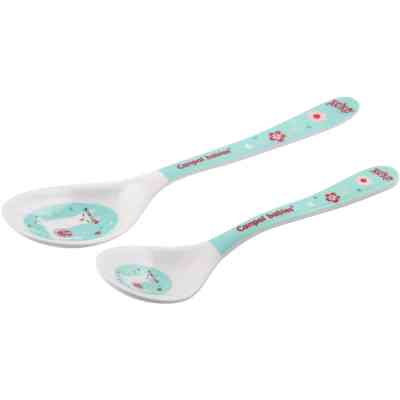 Набір дитячого посуду Canpol babies Exotic Animals ложечок з меламiну 2 шт Бірюзовий (4/530_tur) Вінниця