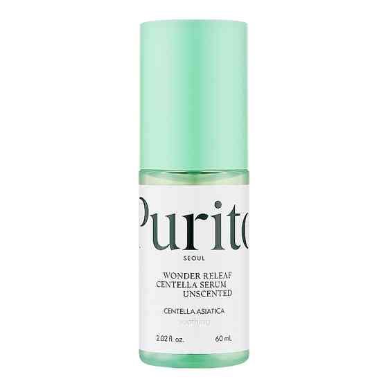 Сироватка для обличчя з центелою без запаху Wonder Releaf Centella Serum Unscented PURITO 60 мл Київ