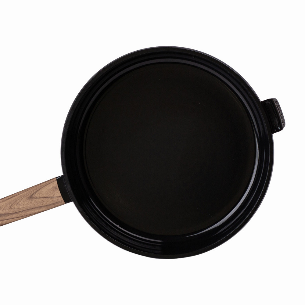 Алюмінієва сковорода 2,7 л з керамічним покриттям антипригарним Ø 26 см чорна MGC HP-4-458B Київ - фото 2