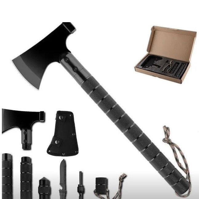 Сокира тактична, набір для виживання 9в1 VT36 туристичний WD-85 Львів - фото 8
