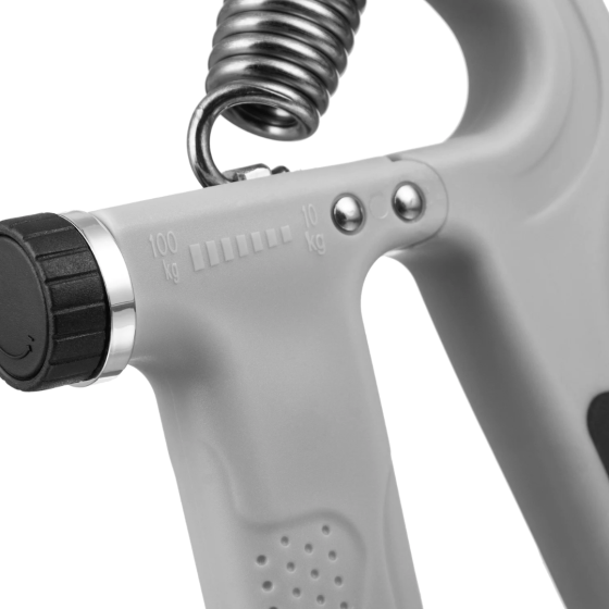 Еспандер регульований Gymtek 10-100кг з лічильником сірий Киев