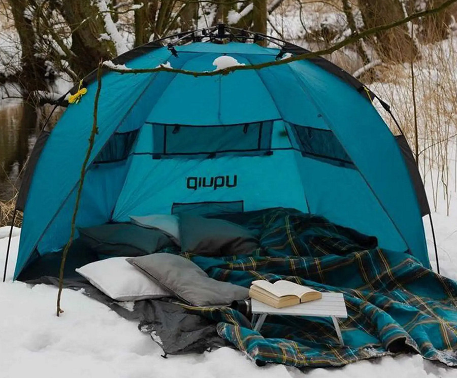 Палатка пляжная Uquip Speedy UV 50+ Blue/Grey (241003) Киев - изображение 8