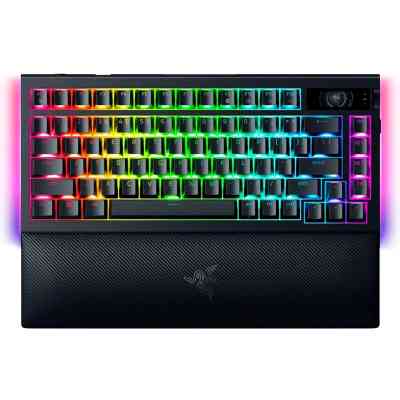 Клавіатура Razer BlackWidow V4 PRO Orange Switch Wireless/Bluetooth/USB UA Black (RZ03-05130100-R3M1) Вінниця