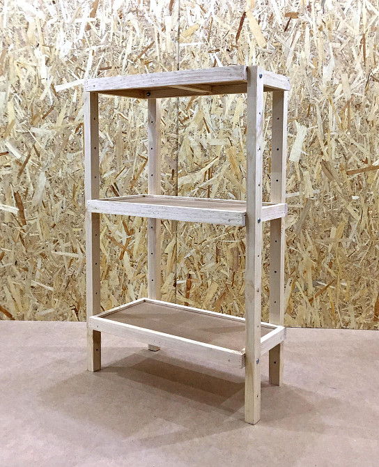 Етажерка розбірна "Честер" 3 полиці 30х60х100 Миколаїв - фото 7