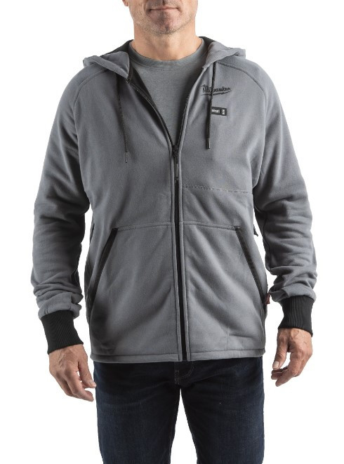 Толстовка з підігрівом MILWAUKEE, M12 HHGREY4-0 (L), сіра (розмір L) Одеса - фото 3