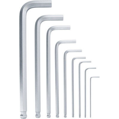 Ключ Bosch шестигранный, набор 9шт, шаровидный наконечник (1.600.A02.BX9) Винница - изображение 2