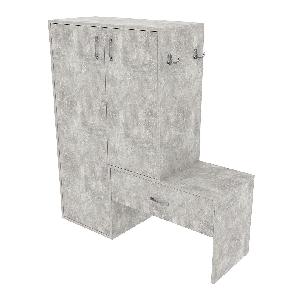 Тумба для обуви №6, Бетон, 1100/360/1200 Львов - изображение 1