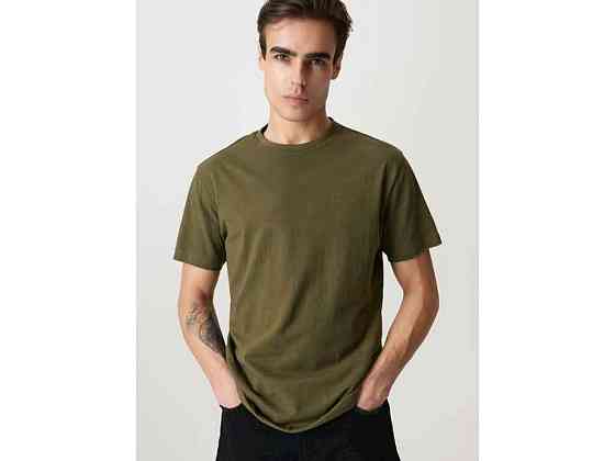 Футболка чоловіча стрейтч-хб арт.80 р.4XL хакі ТМ OSM Київ