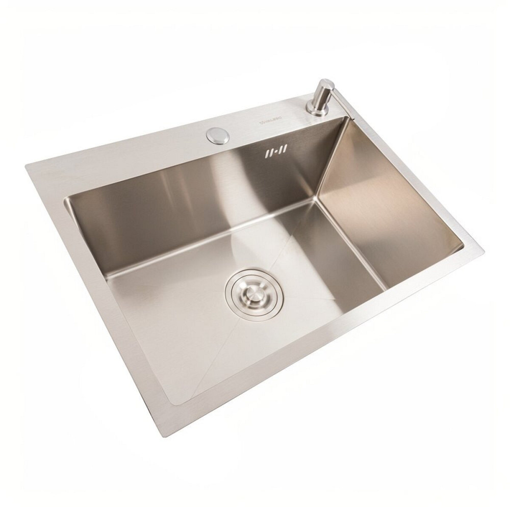 VALESO Кухонний комплект: Мийка Valeso Handmade (58x43 см) + Змішувач KN36 Киев - изображение 2