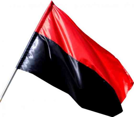 Прапор УПА атлас 90*135 см BK3030 Луцьк