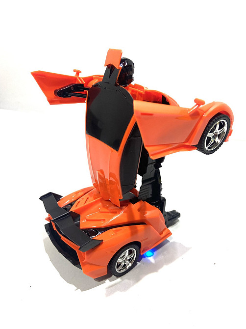 Трансформер робот на радіокеруванні перетворюється на машинку 19 см вид 1 Жовтий (888-AD) Чернігів - фото 5