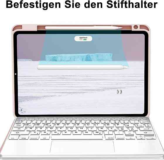 Чехол-книжка с клавиатурой для iPad Air 11-inch(M2) 2024/ iPad Air 5 2022/Air 4 2020 10.9/iPad 4-го покол. 10.9 / iPad Pro 11 2018 Днепр