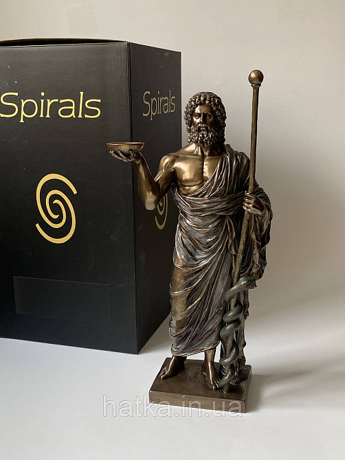 Статуэтка Veronese Гиппократ великий врач 32,5*14  см полистоун с бронзовым покрытием 72739A4 Киев - изображение 9