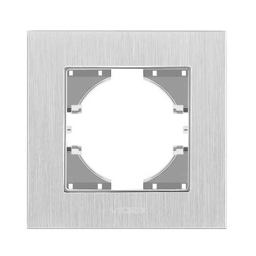 BINERA сріблястий алюміній Рамка горизонтальна 1-а Videx Житомир - изображение 1