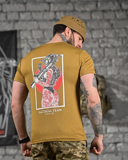 Тактическая потоотводящая футболка подруга кайотДЛ6444 Одесса - изображение 16